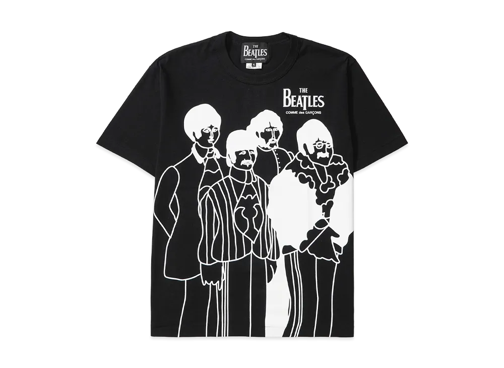 COMME des GARCONS x The Beatles Printed T-Shirt "Black"