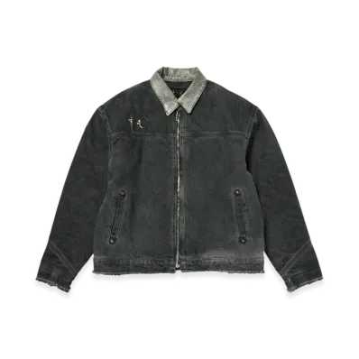 THUG CLUB TC Washed Work Jacket "Charcoal"