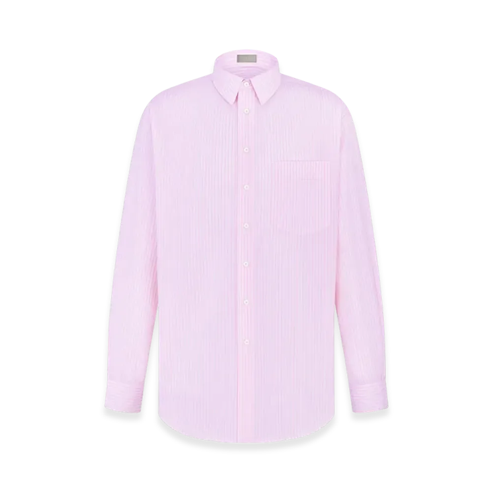 Dior Shirt Poplin "Pink Striped"