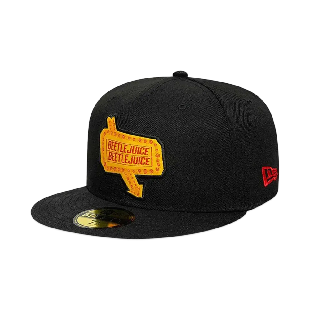NEW ERA 59Fifty Beetlejuice Sign Suede Visor "Black"