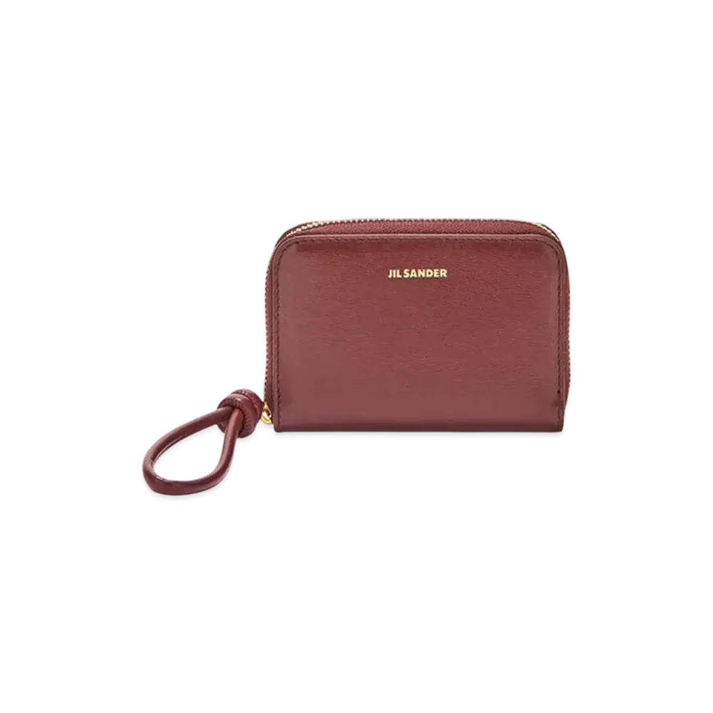 Jil Sander Giro Wallet Small "Garnet Red"