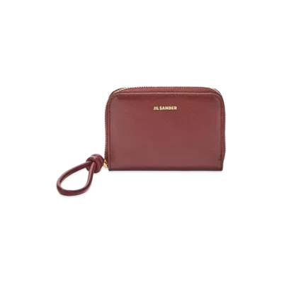 Jil Sander Giro Wallet Small "Garnet Red"
