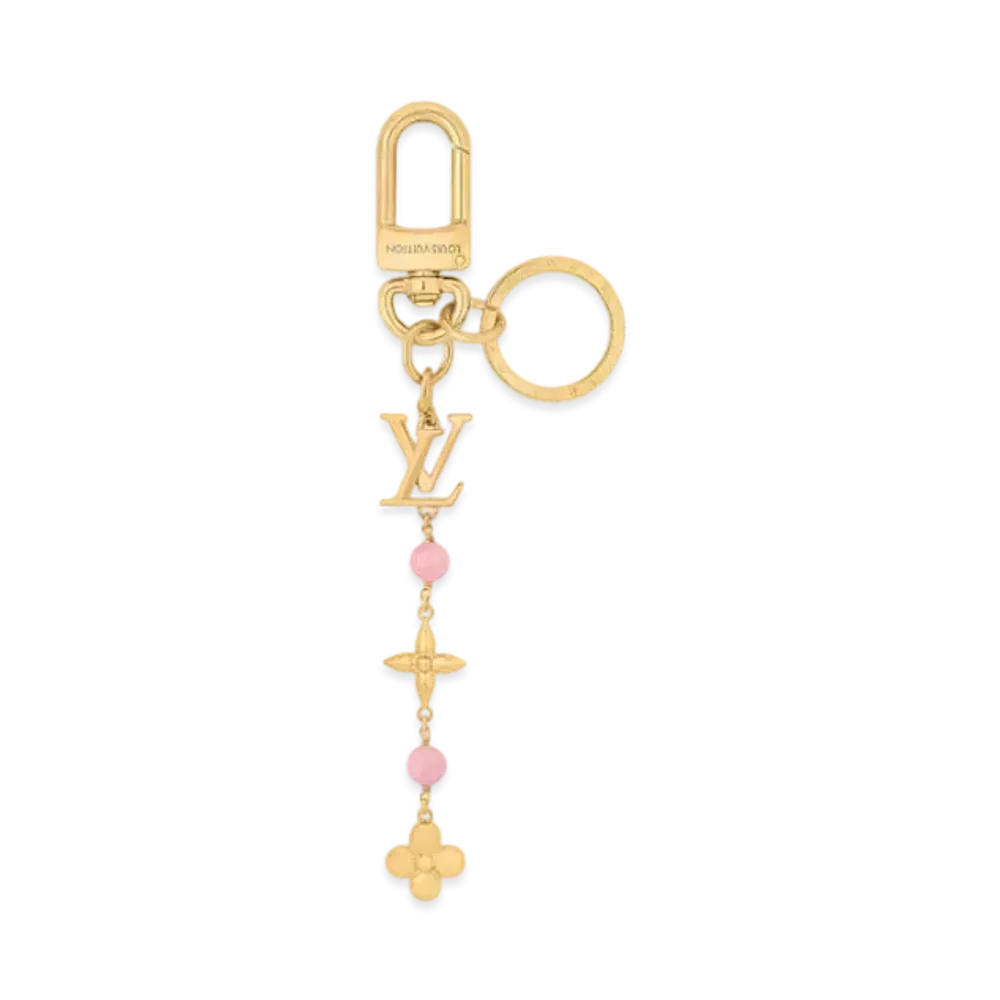 Louis Vuitton My LV Pearl Key Holder Monogram Flower "Golden"