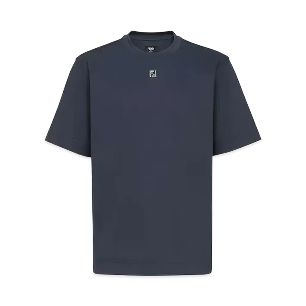 FENDI Men's Cotton T-Shirt "Blue"