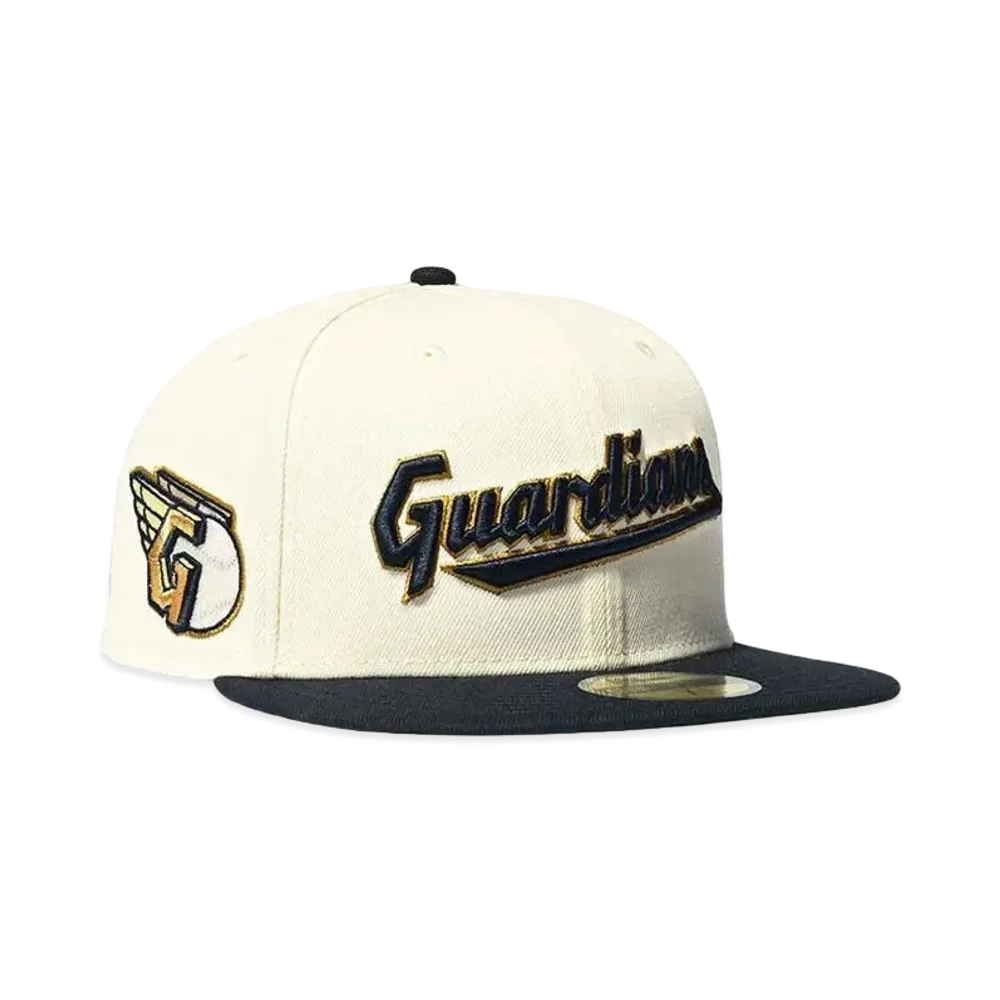 NEW ERA CLEVELAND GUARDIANS 59FIFTY "CHROME x NAVY x GREEN"