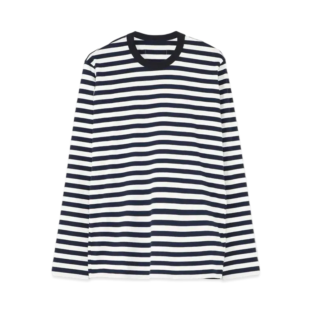Yohji Yamamoto Y's BORDER Y's STITCH BIG LONG T "Navy"