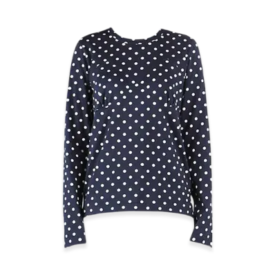 COMME des GARCONS Long Sleeve T-Shirt "Navy"
