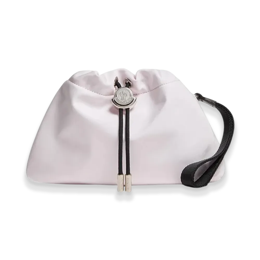 MONCLER Trick Water-Repellent Pouch "Pink"