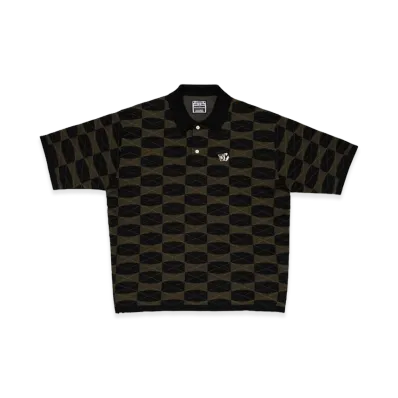 Wasted Youth Knit Polo S/S "Olivedrab"
