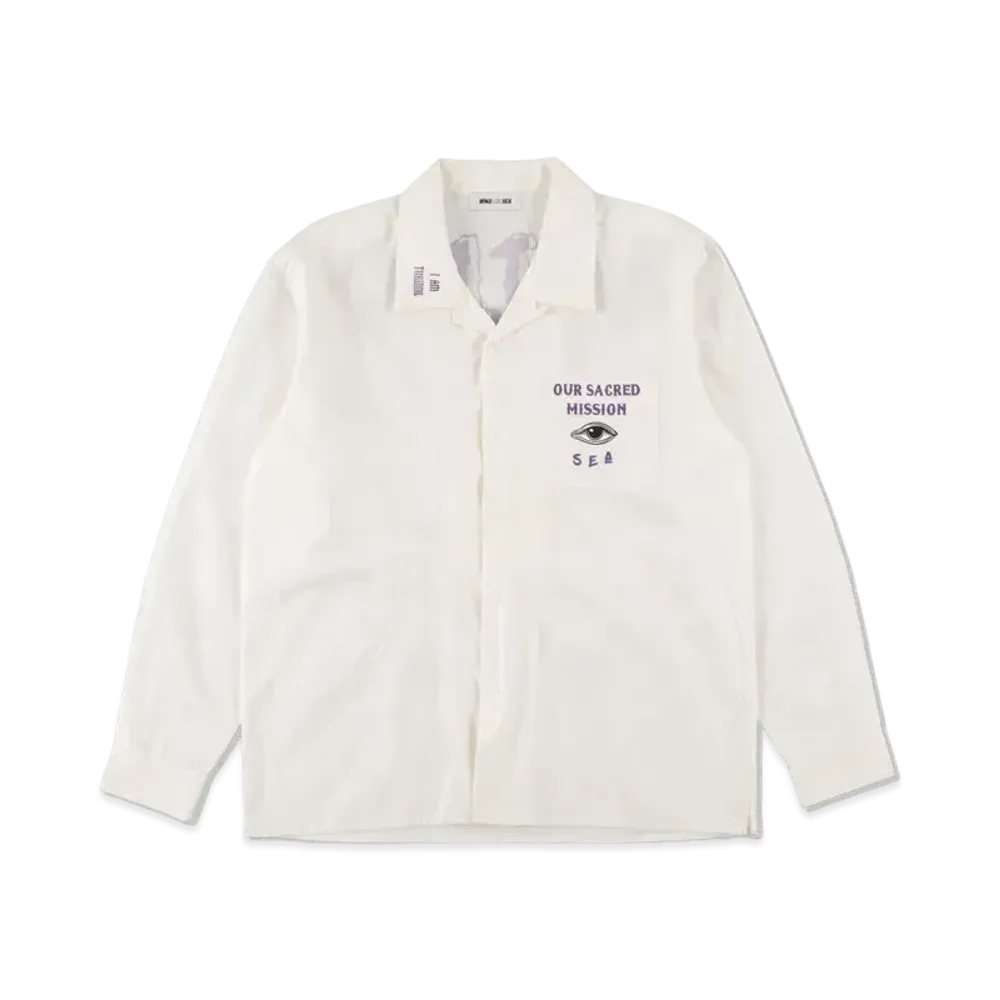 WIND AND SEA KOICHIRO TAKAGI X WDS OPEN COLOR SHIRT "White"