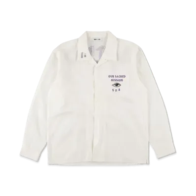 WIND AND SEA KOICHIRO TAKAGI X WDS OPEN COLOR SHIRT "White"