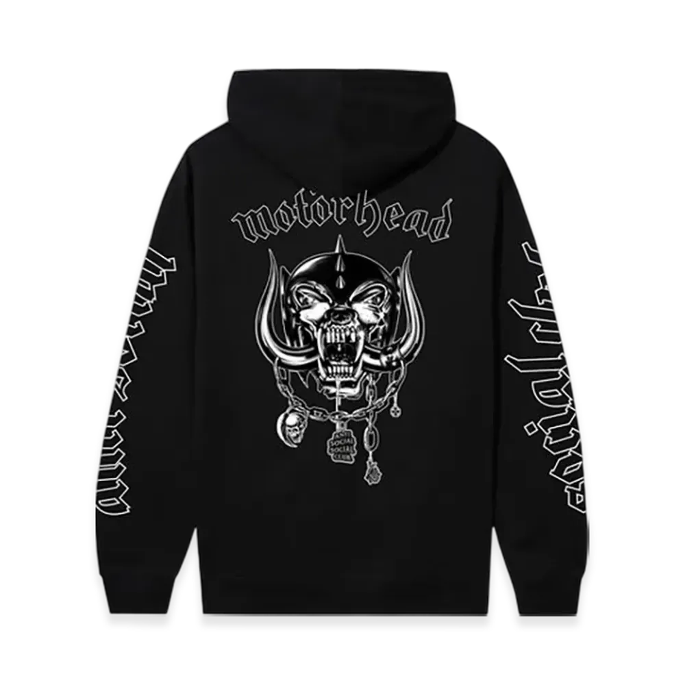 ANTI SOCIAL SOCIAL CLUB OSMIUM x Motorhead Social Pig Hoodie "Black"