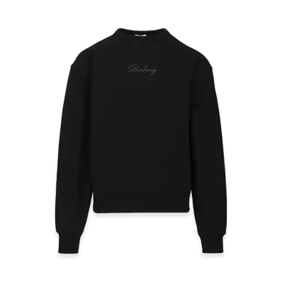 Burberry Cotton Sweatshirt "Black"