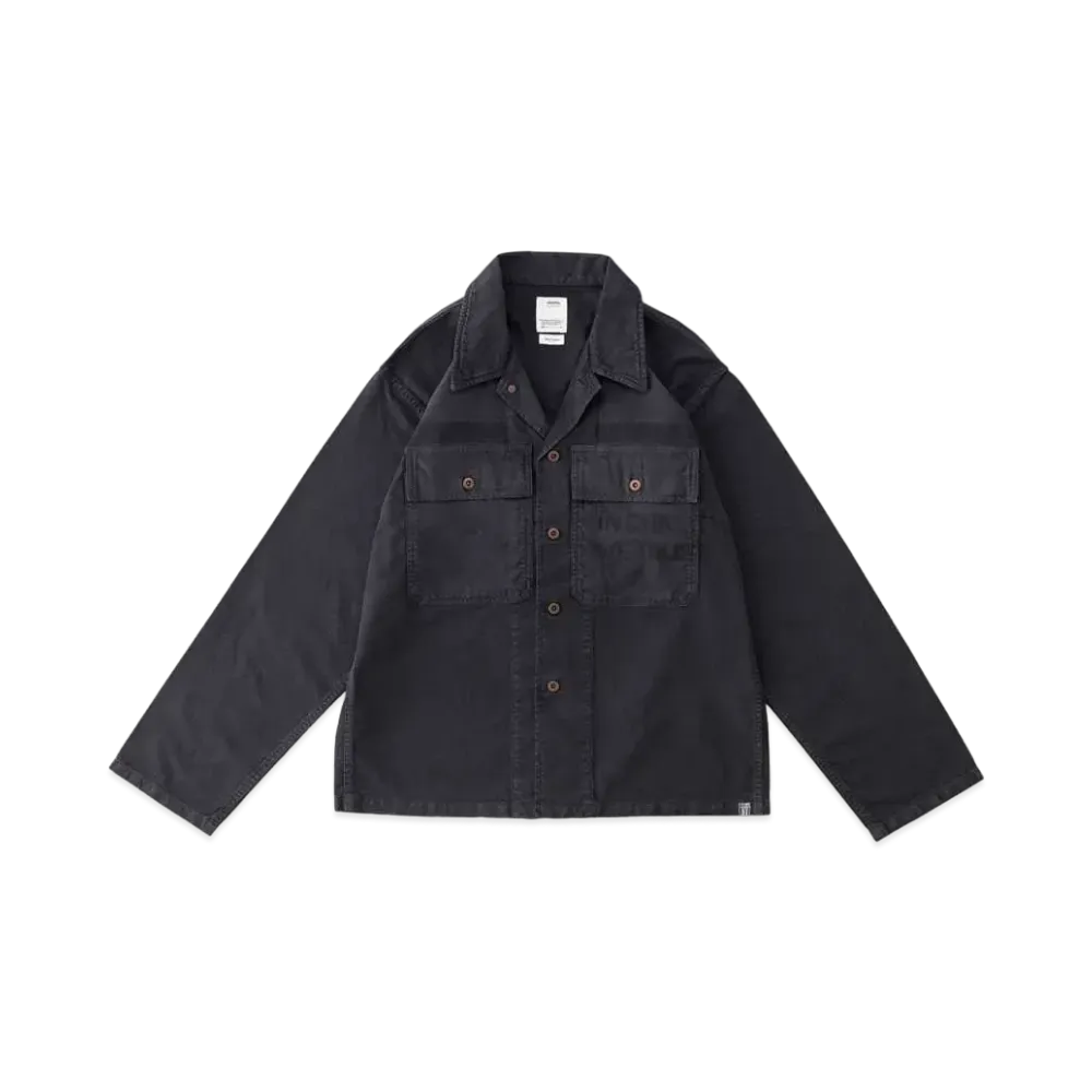visvim CARDWELL SHIRT L/S DMGD "Navy"