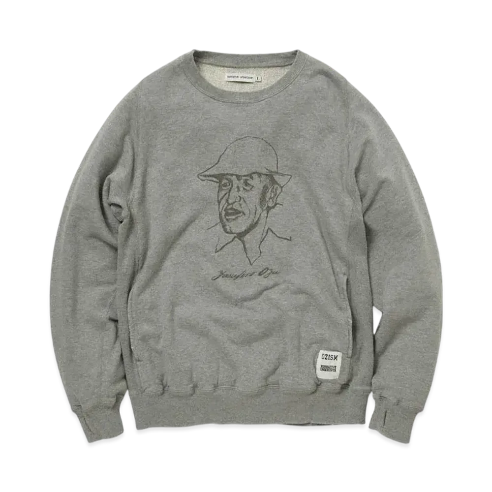 UNDERCOVER x nonnative OZISM Monk Crew Pullover Cotton Sweat "Ozu" "Top Gray"