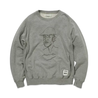UNDERCOVER x nonnative OZISM Monk Crew Pullover Cotton Sweat "Ozu" "Top Gray"
