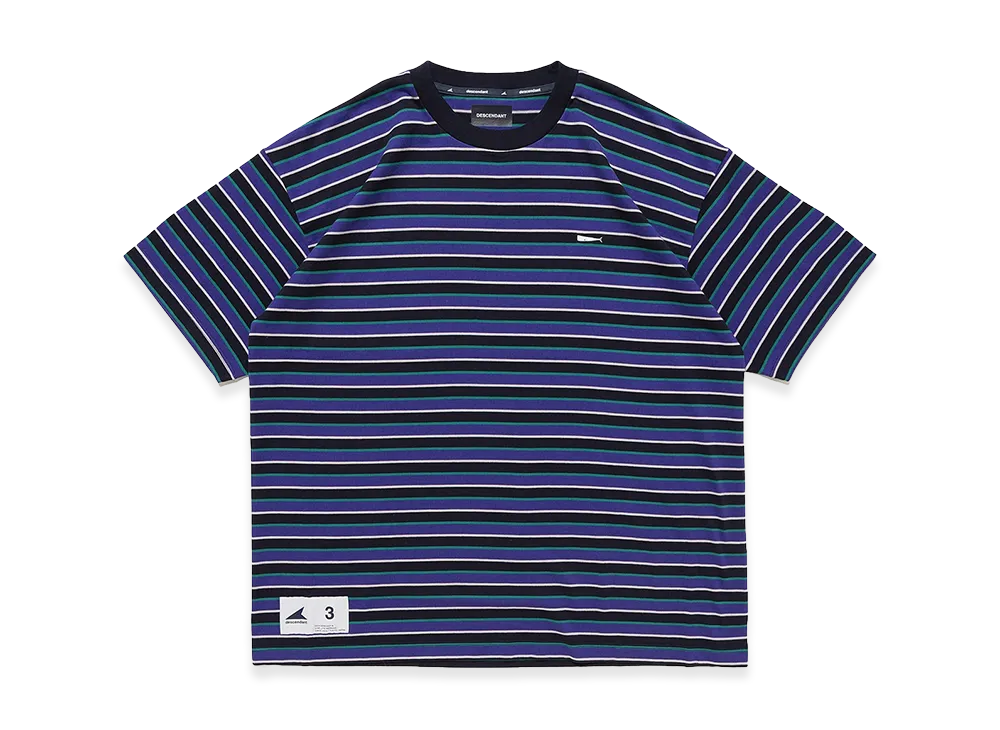 DESCENDANT Horizontal Stripe SS "Blue"
