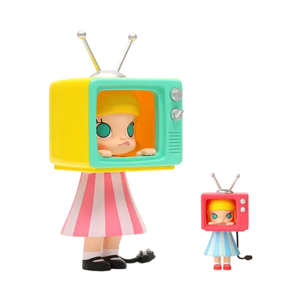 POP MART MOLLY WATCHING TELEVISION