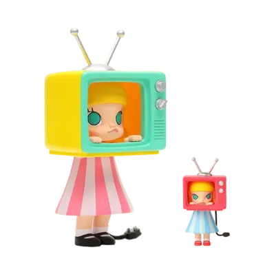 POP MART MOLLY WATCHING TELEVISION