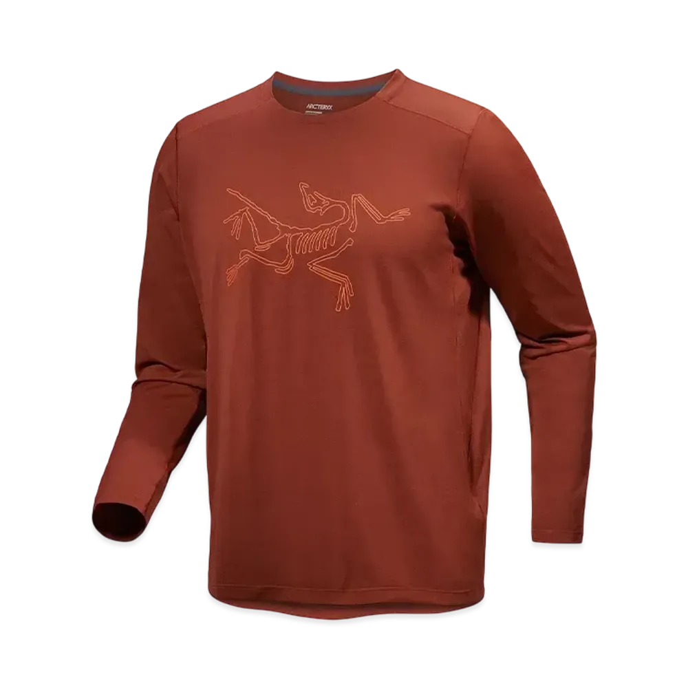 ARC'TERYX Cormac Logo LS M "Sequoia Heather/Solaris"