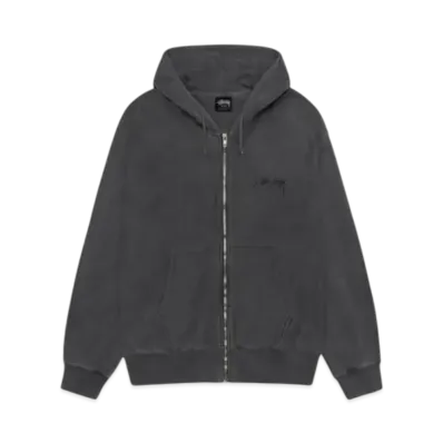 Stussy Modern Age Zip Hoodie Pigment Dyed "Black"