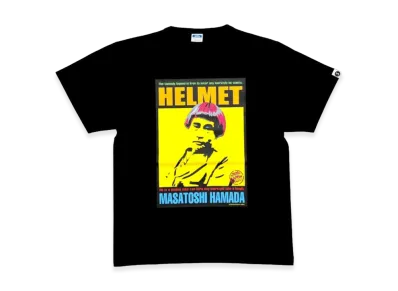SAPEur x MASATOSHI HAMADA Youth Helmet 2 S/S T-Shirt "Black"