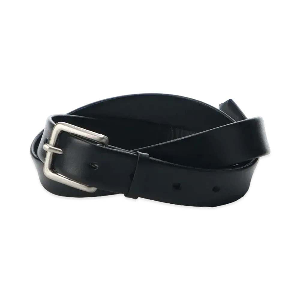 Yohji Yamamoto Y's SOFT COLOR LEATHER FOLDING BELT "Black"