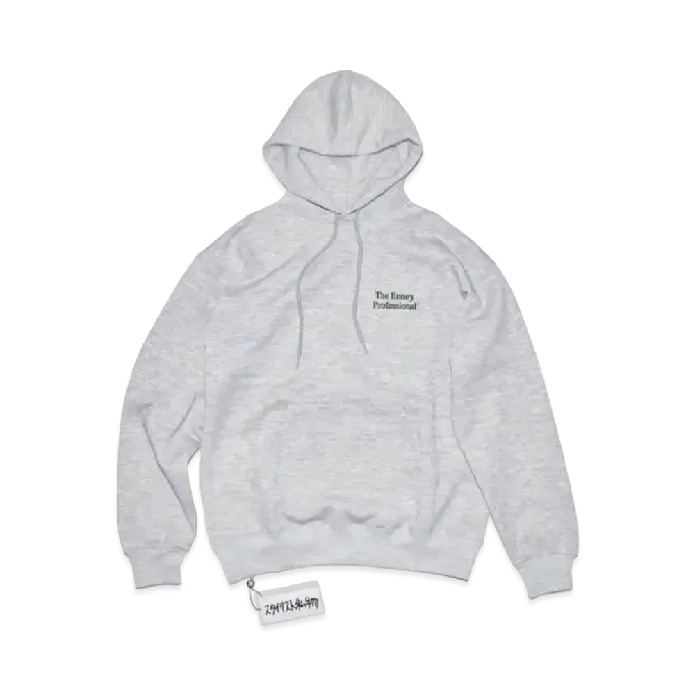 ENNOY x Stylistshibutsu 22AW Sweat Hoodie "Ash Grey/Black" AW22BRENCT02NTL