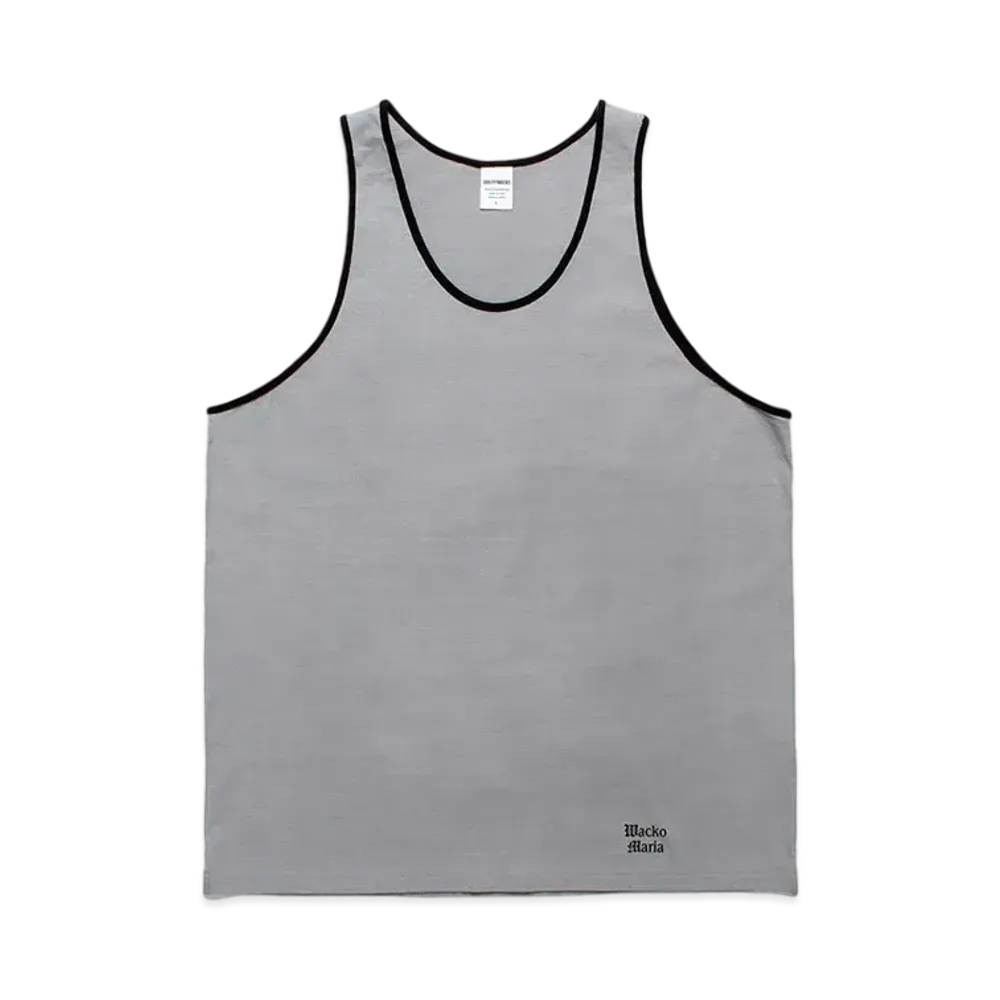 WACKO MARIA Washed Heavy Weight Tank Top "Gray"