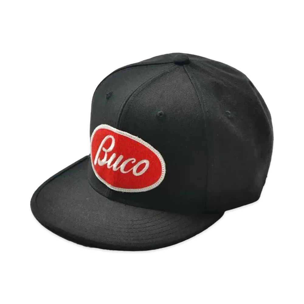 THE REAL McCOY'S Buco Strap-Back Cap "Black"