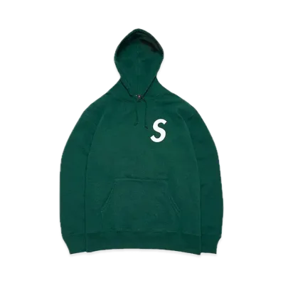 Supreme S Logo Split Hooded Sweatshirt "Dark Green"