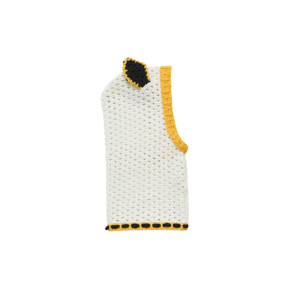 Marni Wool Balaclava with Ears "Ivory"