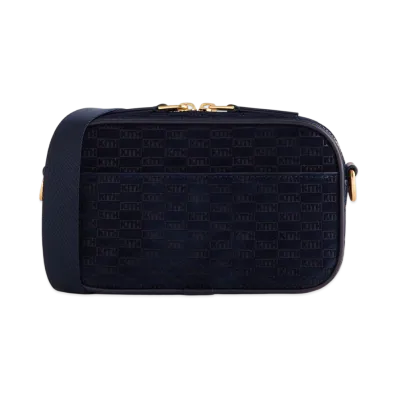 Kith Monogram Suede Crosswalk K20 Bag "Ink"