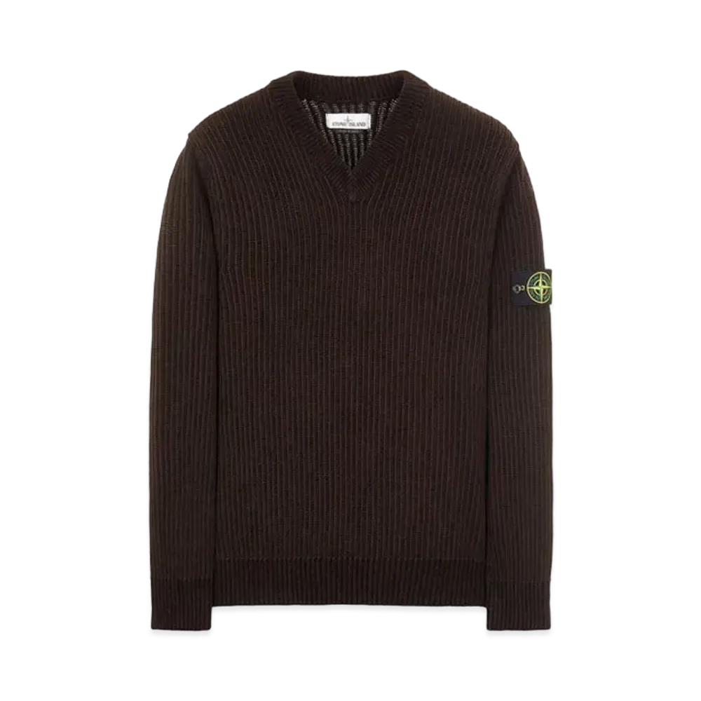 Stone Island 554A5 COTTON CHENILLE "Dark Brown"