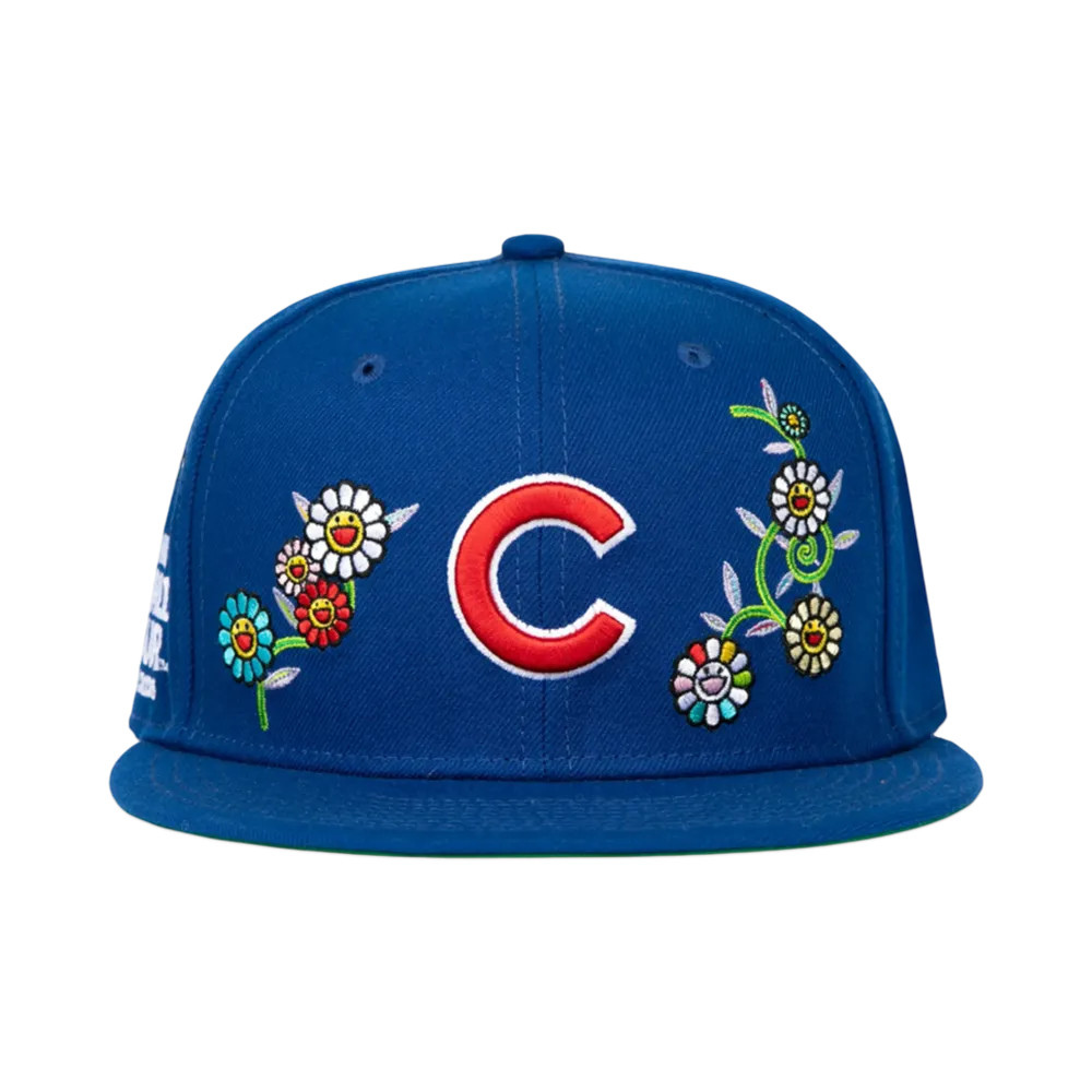 Takashi Murakami x MLB World Tour Tokyo Series 2025 New Era 59Fifty Cubs Fitted Hat "Blue"