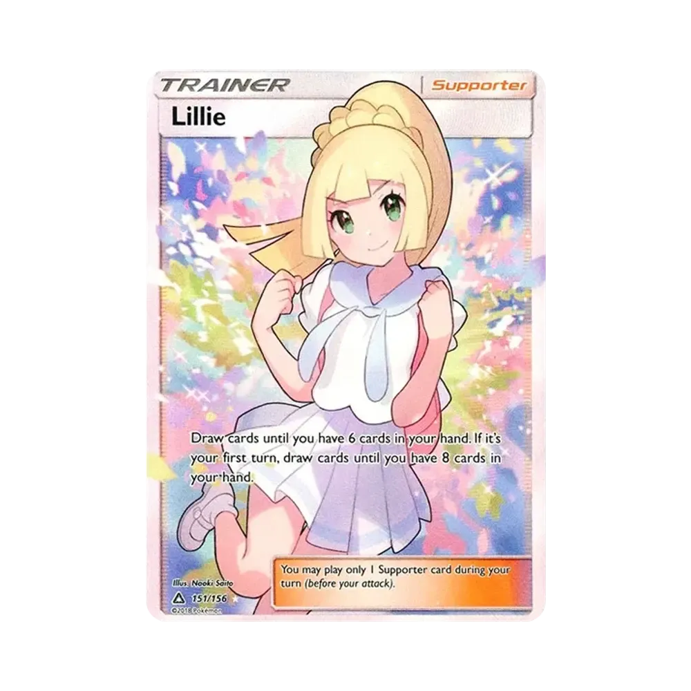 リーリエ(がんばリーリエ) UR [151/156]【英語版】(サン&ムーン「ウルトラプリズム」)