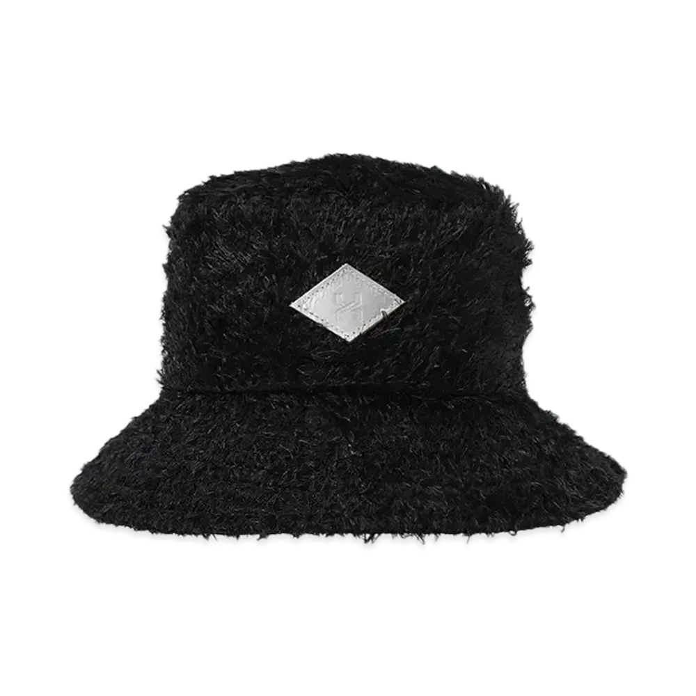 el conductorH SHAGGY MATERIALS BUCKET HAT "BLACK"