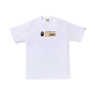 A BATHING APE x GRIP SWANY Tee "White"