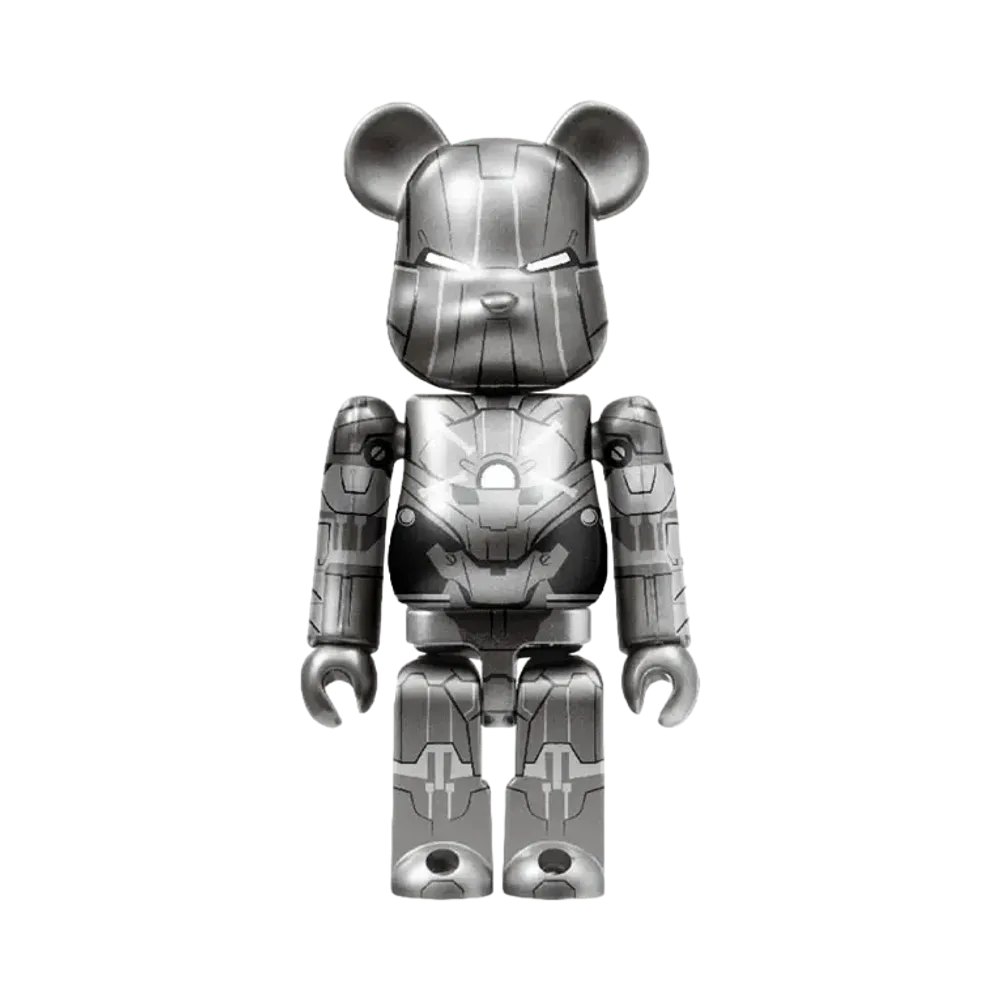 Bearbrick x Marvel Infinity Saga Iron Man Happy Lottery Bearbrick Award 18 [Whiplash Mark 2] 100% "Multi"