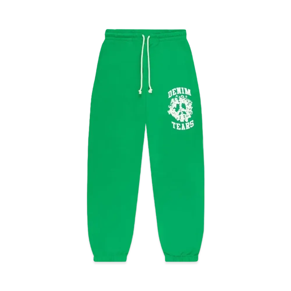 DENIM TEARS Denim University Sweat Pants "Green"