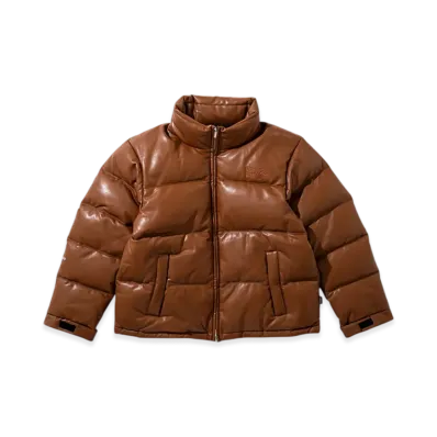FIRST DOWN x Kinetics Bubble Down Jacket "Brown"