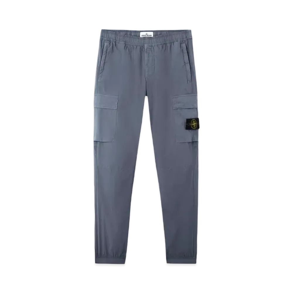 Stone Island 3100031 Stretch Cotton Tela Paracadute "Avio Blue"