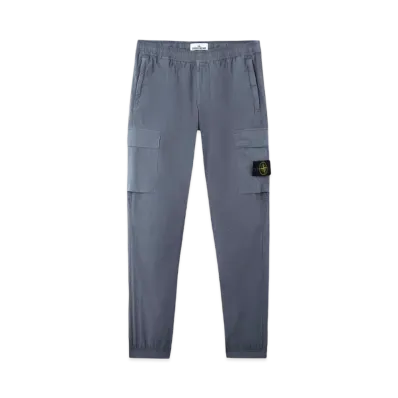 Stone Island 3100031 Stretch Cotton Tela Paracadute "Avio Blue"