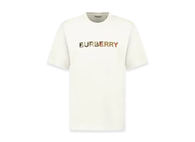 Burberry Ellison Cotton T-shirt "White"