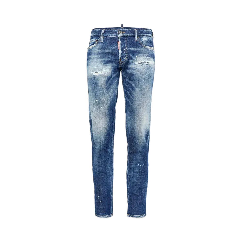 Dsquared2 Medium Heritage Rammendo Wash Slim Jeans "Navy"
