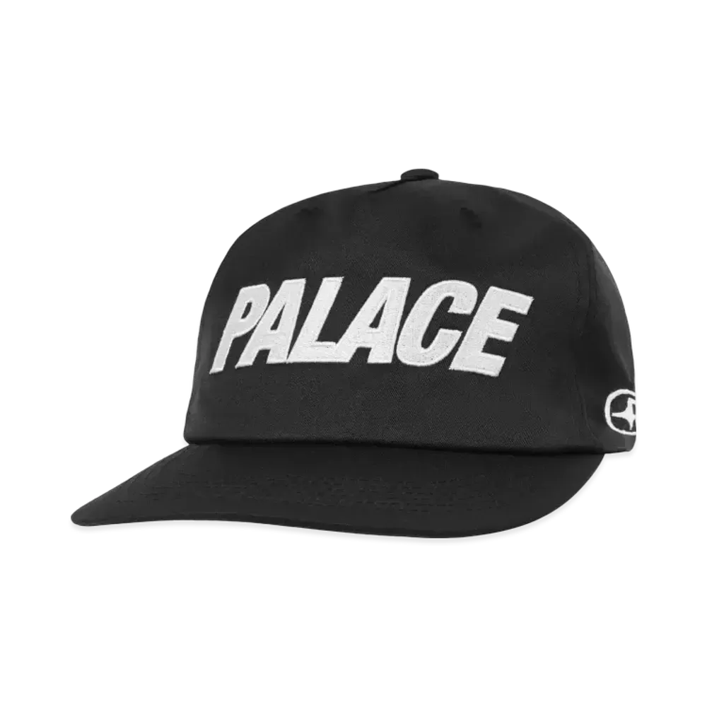 PALACE Font Snapback 5-Panel "Black"