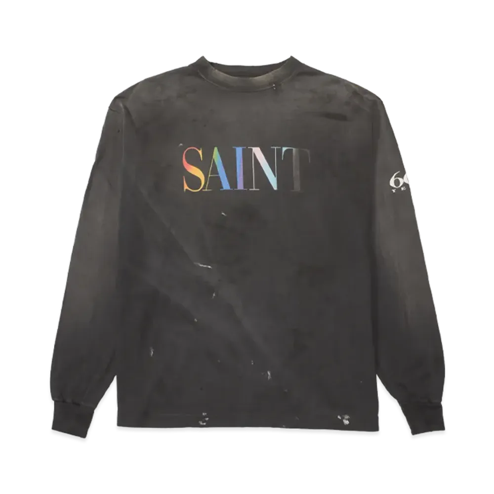 SAINT Mxxxxxx LS T-Shirt/Saint "Black"