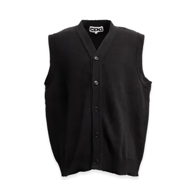 COMME des GARCONS CDG Oversized Cardigan Vest "Black"