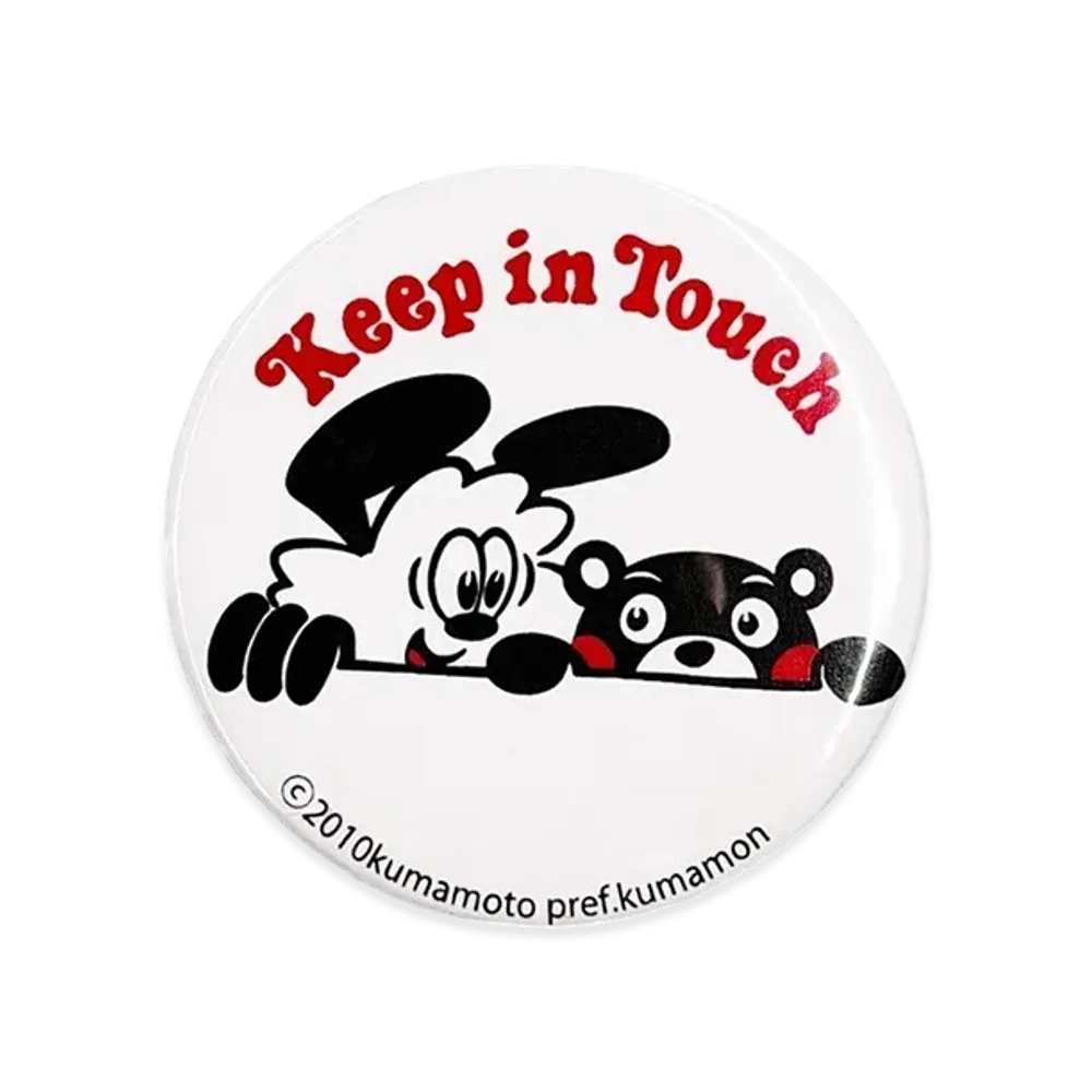 VERDY Vick × Kumamon Can Badge "White"