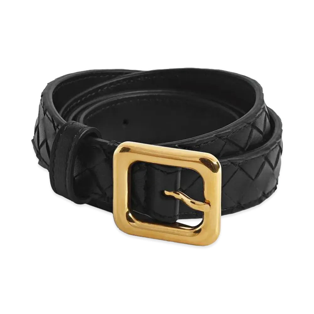 Bottega Veneta Contour Belt "Black"